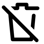 Trash Disable SVG Icon